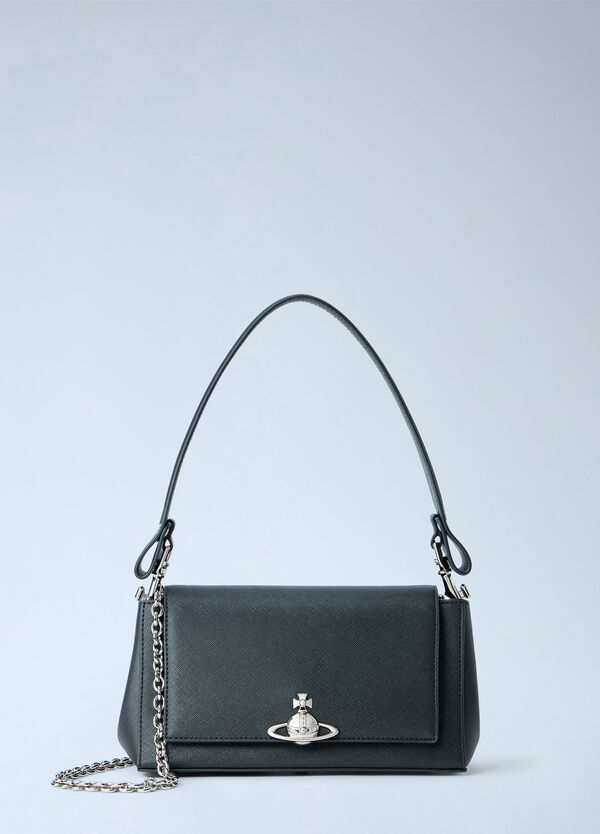 Vivienne Westwood Hazel Medium Shoulder Bag Black vvw0265059